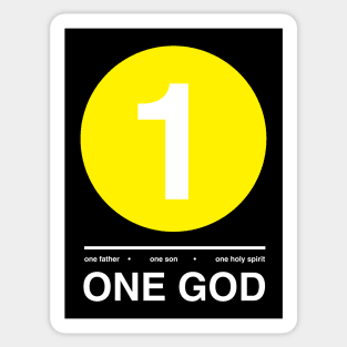 One God Sticker